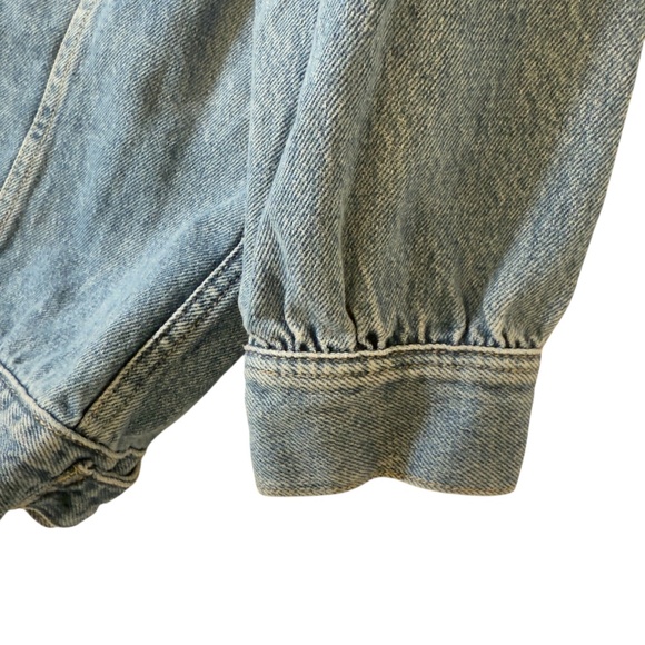 Levi’s x GANNI Oversized Denim Jacket Size M Rare Collab Limited Edition - Picture 10 of 11